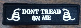 DON'T TREAD ON ME - PATCH (black and white)