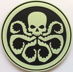 HYDRA GREEN GLOW RUBBERIZED PATCH - warshows.com